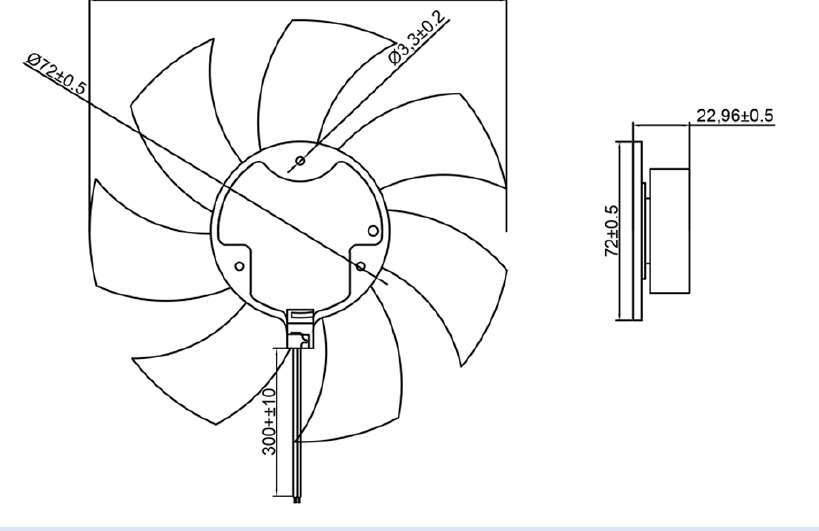 MFD18025Y Dimensions